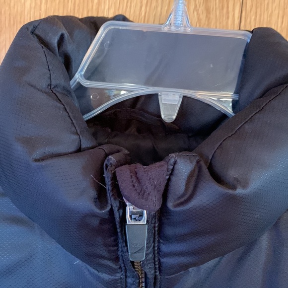 Obermeyer black woven nylon down insulated size 8 ski snowboard coat jacket puff - Picture 5 of 16